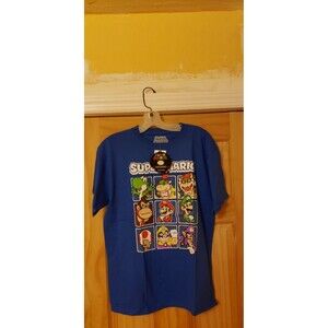NEW Super Mario Brothers (Nintendo) Boys T-Shirt - characters guide NEW XL 18-20